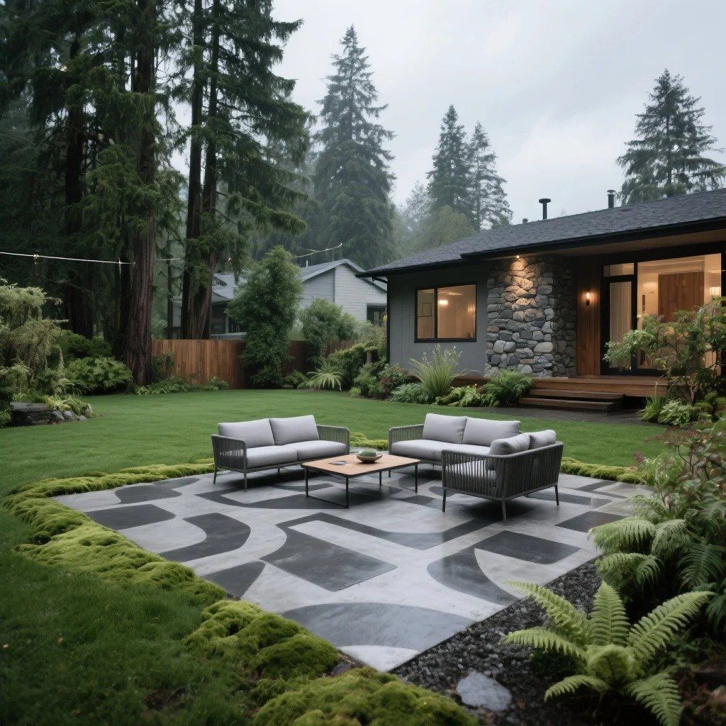 Stamped Concrete Finish